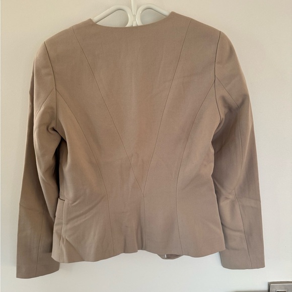 H&M Sand Blazer Women Size 6 - Picture 2 of 4
